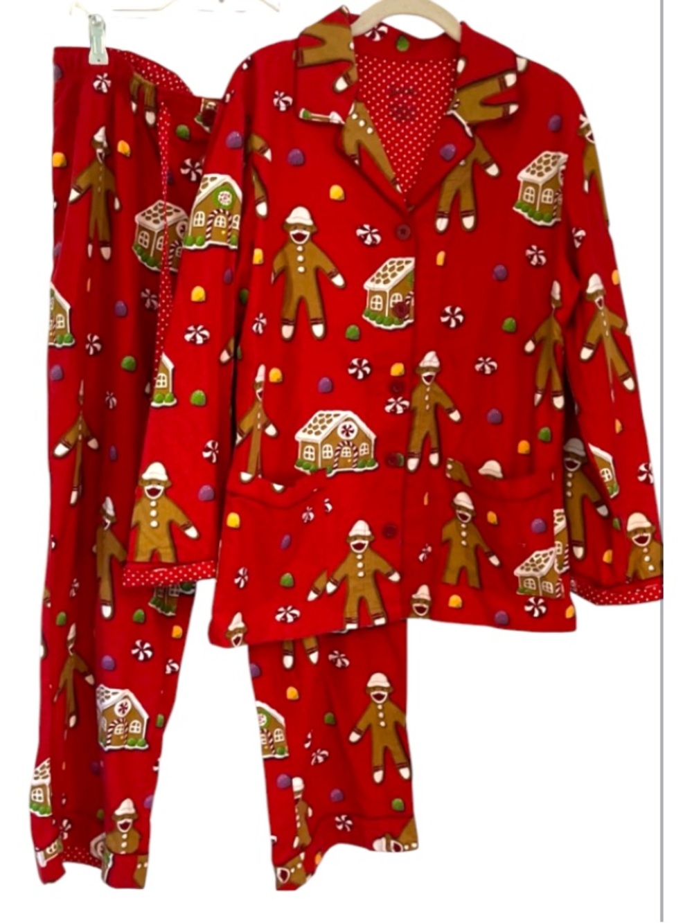 Nick & Nora Pajamas Sz Large Flannel